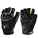 Produktbild 1 Paar Motorrad Handschuhe Half Finger Reithandschuhe Motorrad Sport Mountainbike Schutz Handschuhe Sommer für Damen und Herren Gelb XXL