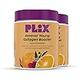 PLIX Collagen Supplement Powder to support Skin Elasticity, Firmness & Youthful Glow | 100%Plant-based with Hyaluronic Acid & Vitamin C | For Women & Men | Orange Flavour, Pack of 2