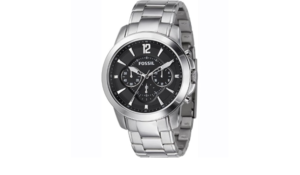 Buy Fossil Designer Chronograph Black 
