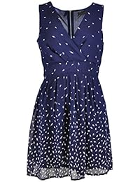 Goldkidlondon - Vestido - Túnica - Floral - Sin mangas - para mujer