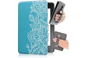 XKUN Kindle Paperwhite [10e génération, modèle de Sortie 2018, PQ94WIF] Coque Peinte avec dragonne