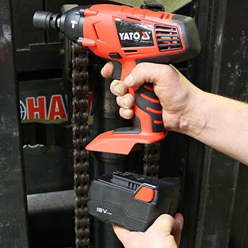 Yato Akku-Schlagschrauber 18 Volt 2x Li-Ion Akkus 280 Nm - 9