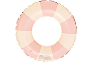JUNBAOYYDS Anillo de natación Inflable, Vintage a Rayas Flotador Inflable, Flotadores de Piscina Flotante Anillo de Goma Flotante, para Piscinas de Verano y Playa para Adultos y Niños