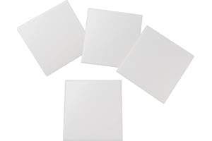 Fliesen Keramik 4 Stück 15x15cm Serviettentechnik Porzellanmalfarbe Bastelfliese Mosaikfliese Matt