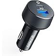 Anker PowerDrive Car Charger 35W (20W PD+15W), Charge 2 Devices simultaneously, Compatibility with iPhone, iPad, Airpods, Samsung Galaxy Series and More-Black