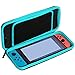 Price comparison product image JVSISM Carrying Case for Switch - Portable Protective Travel Hard Shell Anti Shock Storage Bag with 10 Game Card Slots and Inner Pocket for Console Joy-Con(Black+Blue)