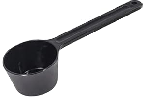 Quailitas Cuillère doseuse à café [Noir] – Cuillère DeLonghi durable pour café en poudre, sans BPA, cuillère à café moulu de qualité alimentaire pour EAM 32, 33, 34, 35, 40, Esam 22, 32, 35, 40,45 –