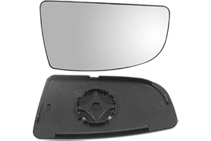 KYYET Lower Wing Mirror Glass Transit MK8 2014-2020 With Backing Plate Right Side