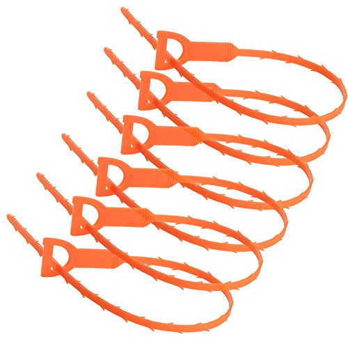 (60cm / 51cm) 7 Stk Abflussreiniger Abfluss verstopft reinigen Rohrreinigung Duschabfluss Haare Entferner Drain Remover Reinigungs Tool für Küche / Waschbecken / Badewanne - 3