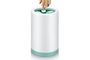 ROYOUZI Pfotenreiniger für Hunde, ‎Abnehmbaren Hundepfoten Reiniger, Tragbare Hundepfoten Reiniger, Tragbarer Pfotenpflege Hunde mit Weichen Silikonborsten funktioniert für alle Hundegrößen (Grün)