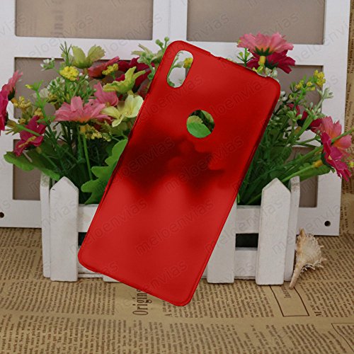 Funda carcasa para BQ AQUARIS X   X PRO Gel Tpu LISO MATE Color ROJO