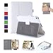 Produktbild ISIN Tablet Fall Serie Premium PU-Leder Schutzhülle für ASUS Zenpad 3S 10 Z500M und Z500KL 9.7 Zoll 2K IPS WIFI Android Tablet PC mit Velcro Handschlaufe und Kartenschlitz (Weiß)
