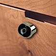 Dorset DG 308 Digital Drawer Lock | Smart Drawer Lock with 20 Unique Fingerprint Access | Digital Furniture Lock for Cabinet,Drawer & Wardrobes | Ideal Door Thickness - 10-24mm | Golden