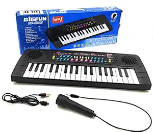 MABS Piano Big Fun 37 Keys Keyboard and Microphone