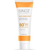 Sinoz Spf50+ Leke Karşıtı Y&uuml;ksek Koruyucu Y&uuml;z G&uuml;neş Kremi T&uuml;m Ciltler İ&ccedil;in 50 ml