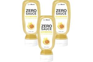 GymBeam SALSA ZERO Senape al Miele - Salsa Senza Zuccheri e Senza Grassi, Ottima a Dieta, Perfetta per Condire Carne, Verdure e Alternative Vegetali della Carne (320 ml (3er pack))