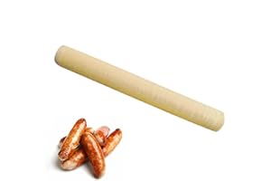 JIIMHTE Boyau De Protéine Pour Saucisses, 14Mx26MM Boyau De Saucisse, Boyau De Collagène Comestible, Boyaux De Porc Pour Saucisse, Sausage Casing Skins Pour Jambon De Saucisses Maison Savoureux