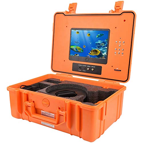 Preisvergleich Produktbild Unterwasserkamera,Unterwasserfischen-... / wasserdichter Unterwassermonitor / 7-Zoll-DVR-Recorder mit Tragetasche 20m 110-240V(UK)