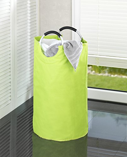 Wenko 3440805100 Wäschesammler Jumbo Multifunktionstasche Fassungsvermögen 69 L, Polyester, grün, 38 x 38 x 72 cm - 3