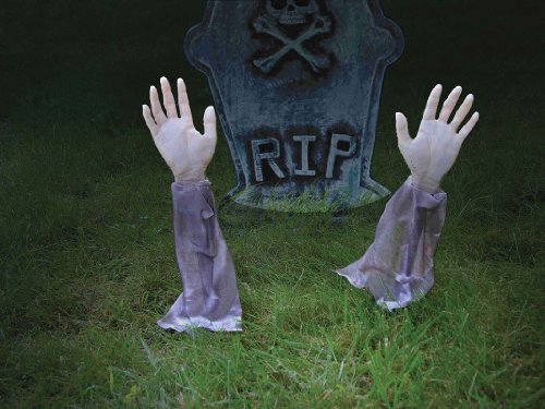 2 Outdoor Zombie Arm Lawn Stakes Halloween Prop Decoration reviews 2 Outdoor Zombie Arm Lawn Stakes Halloween Prop Decoration