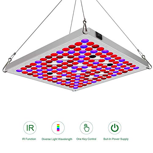 Preisvergleich Produktbild Joylora LED-Pflanzenleuchte, 144LED, Dreifarbige Pflanzenwachstumslampe für Zimmerpflanzen, Gärten, Blumen, Gemüsesetzlinge und Blumen Rote, Blaue und Weiße -45W