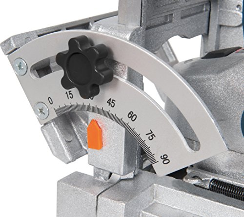FERM BJM1009 Flachdübelfräse 900W – Mit 50 Lamellendeubel (Größe 20), Sägeblatt und Staubfangsack in einem Robusten Aufbewahrungskoffer - 9
