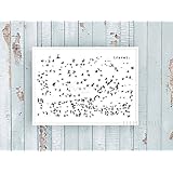 Kunstdruck / Poster TRAVEL N°1 -ungerahmt- Vogel, Vögel, Schwarm, Typografie, Reisen, Inspiration, Motivation, Natur, skandinavisch