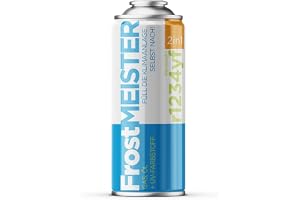 FrostMEISTER 2-i-1 – 400 ml luftkonditioneringsset för bil (R1234yf, från tillverkningsår 2017) – Snabb, enkelt och miljövänligt underhåll med korrosionsskydd