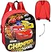 Produktbild alles-meine.de GmbH Kinder Rucksack -  Disney Cars - Lightning McQueen  - incl. Name - wasserfest & beschichtet - Kinderrucksack / groß Kind - Jungen - Tasche - z.B. für Kinder..