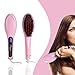 BESTOPE Hair Brush Hair Straightener Brush Electric Heating Ceramic Detangling Comb Digital Anion Hair Care, Anti-Scald Effective Silky Hair Brush