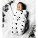 hibote Soft Organic Cotton Muslin Swaddle Bath Towel Multi-use Blanket Infant Newborn Baby Wrap (Triangle)