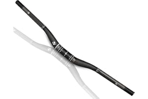 LOVEJIA Manillar MTB, Manillar Bicicleta Montaña, Manillar MTB Carbono 31,8mm, Gris Manillar MTB 740mm 74cm Manillares Bicicleta Carretera para Bicicleta De Descenso