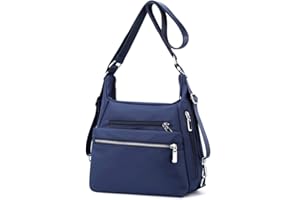 YANAIER Rucksack Tasche Damen 3 in 1 Handtasche Schultertasche Stilvolle Multifunktionale Umhängetaschen für Reise Outdoor Alltag Schule Einkauf Dunkelblau