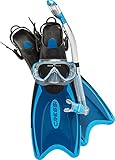  Cressi - Juego de snorkel de viaje ligero, materiales ultraligeros