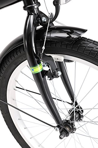 BIKESTAR® Premium Kinderfahrrad für sichere und sorgenfreie Spielfreude ab 6 Jahren ★ 20er Modern Edition ★ Schwarz & Weiss - 8