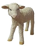 shaun das schaf skulptur Gewicht: ca. 2,5 kg Fachhandel Plus Dekofigur Lamm Lotti Stehend Gartendeko Tierfigur Schaf Lämmchen 36 cm
