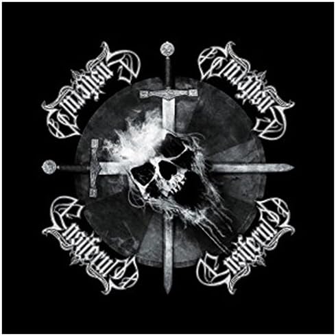 Ensiferum Bandana Skull and Crossed Swords Official Black (22in x 22in) One Size