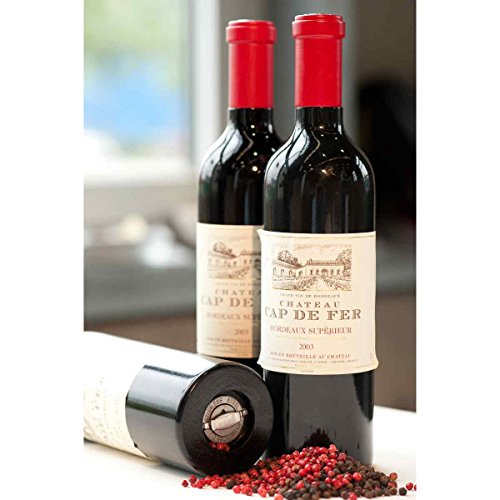 Pfeffermühle im Rotweinflaschen-Design – Holz – Metallmahlwerk – 30 cm – Wine – BUTLERS - 2