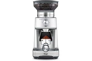 Sage - The Dose Control Pro - Precision Coffee Grinder, 60 Grind Settings - 340g Coffee Bean Capacity, with Timer - Overheat Protection - Silver