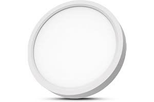 T-SUN Bathroom Lights Ceiling, 12W 1080LM Round LED Ceiling Light, 6000K,100W Equivalent, Small, Dome, Waterproof Modern LED Flush Mount Ceiling Lamp for Bedroom, Toilet, Porch, Utility Room [ 1 Pack]
