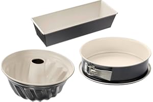 Dr. Oetker Premium Backformen-Set – 270mm, Hitzebeständig bis 230°C, Inkl. Faltbare Box, 5 Jahre Garantie, Back-Trend für Hobbybäcker