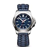 Victorinox Damen Digital Quarz Uhr mit Stoff Armband 241770