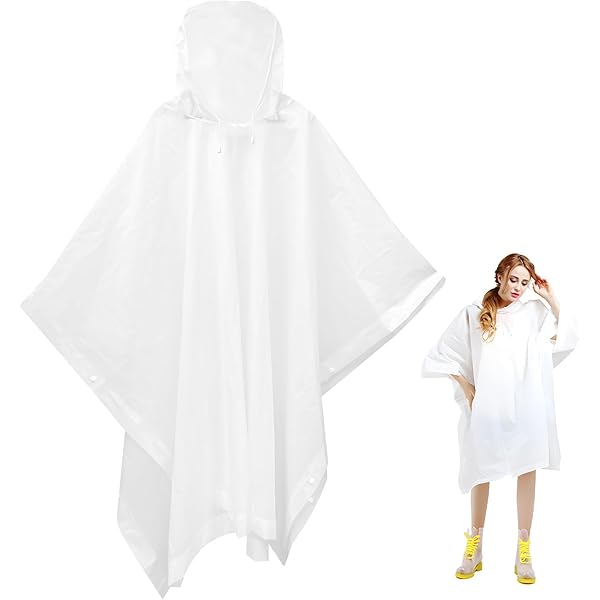 Poncho Impermeabile Unisex 2 Pezzi - Leggero E Riutilizzabile