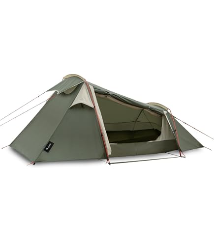 Coleman Cobra 2 Zelt, ultraleichtes kompaktes 2-Mann-Zelt, 2-Personen-Wanderzelt, 100 Prozent wasserdicht, eingenähte Bodenplane, Trekkingzelt mit Aluminiumstangen, schneller Aufbau Sport & Freizeit