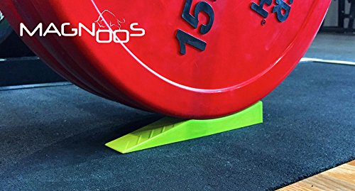 MAGNOOS Easyloader – Mühelos Gewichtsscheiben Be- und Entladen | Ideal für Kreuzheben, Crossfit, Gewichtheben, Strongman, Powerlifting, Strength & Fitness Athleten | Rutschfeste Flächen | Perfekter Halt | Kein Wegrollen Mehr Möglich | Das Perfekte Weihnachts-Geschenk für starke Athleten - 5
