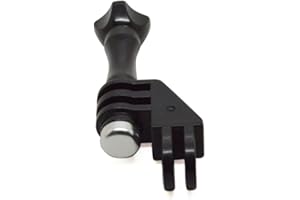 HLEESH 90-Grad-Winkelarm-Adapter mit Rändelschraube für alle GoPro Hero 11/10/9/8/7/6/5 Action-Kameras
