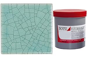 CREATIVDISCOUNT NEU Botz-Flüssig-Glasur. 200ml. Craquelé türkis