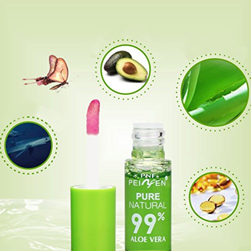 Hanyia Aloe Vera Jelly Lippenstift Farbe Andern Temperatur Feuchtigkeitsspendende Balsam Lipgloss Color Change Jelly Lip Stain Moisturizing Waterproof Makeup - 3