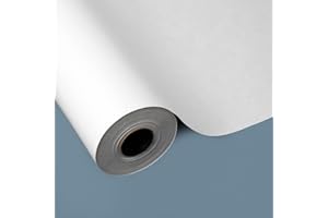 Pakot – Papel Kraft Verjurado Blanco 60 g/m² – Bobina Rollo 70 cm x 100 m – Papel para Envolver Regalos, Embalaje Profesional, Packaging Comercial, Manualidades, Detalles, Tiendas y Floristerías