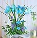 Produktbild GZZ Deng Home Außenbeleuchtung Künstliche Blumen Wohnzimmer Schlafzimmer Orchidee Topf Blauen Vase eine Dekorative Gefälschte Blumen für Home Party und Garten Decor